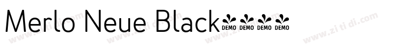Merlo Neue Black字体转换